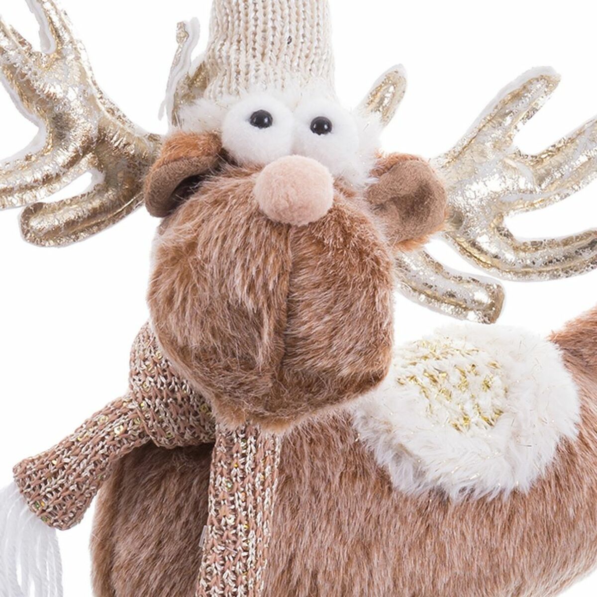 Figurine Décorative Naturel Cerf 22 x 20 x 40 cm